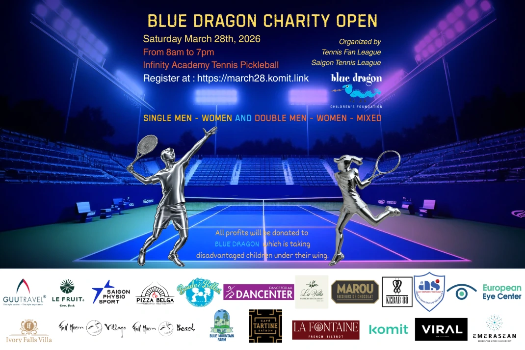 Poster Blue Dragon Charity Open